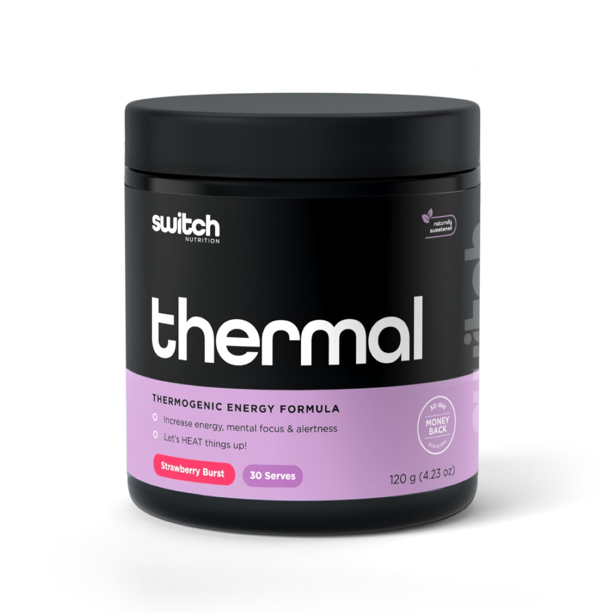 Switch Thermal Thermogenic Energy Formula Strawberry Burst 120g