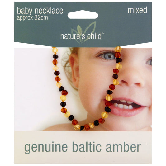 Nature's Child Amber Necklace Mixed 1pk