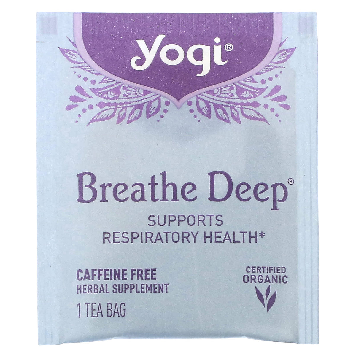 YOGI TEA Herbal Tea Bags Breath Deep - 16 Tea Bags