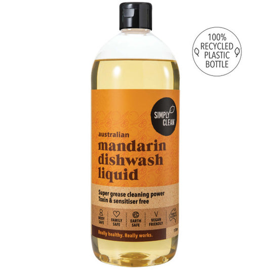Simply Clean Dishwash Liquid Mandarin 1L