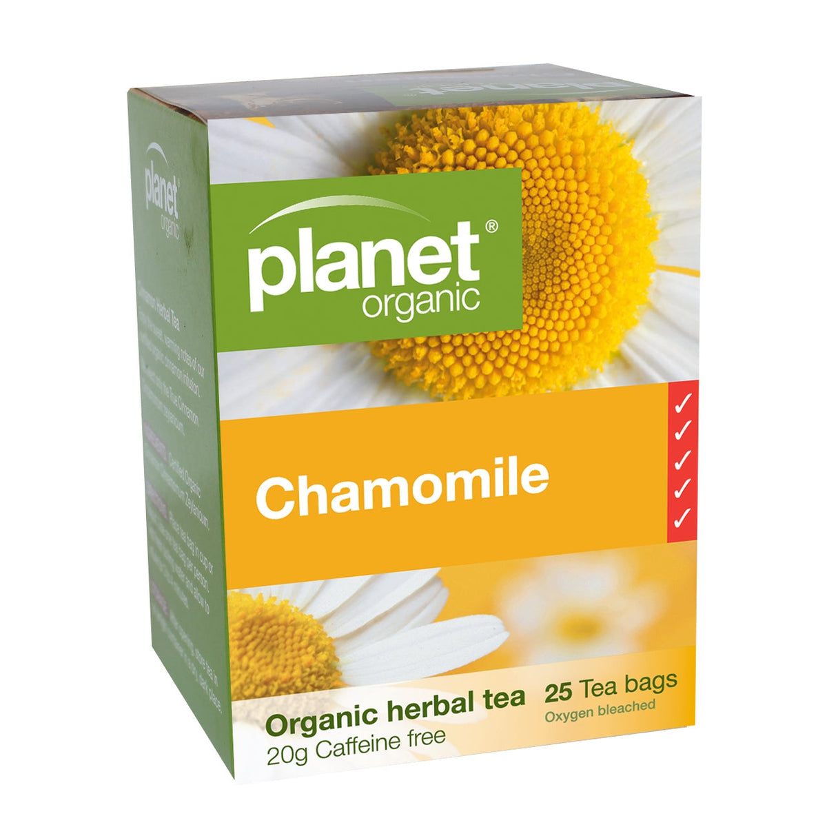 PLANET ORGANIC TEA BAGS CHAMOMILE 25TB