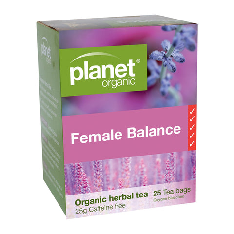 PLANET ORGANIC TEA BAGS FEMALE BALANCE 25TB