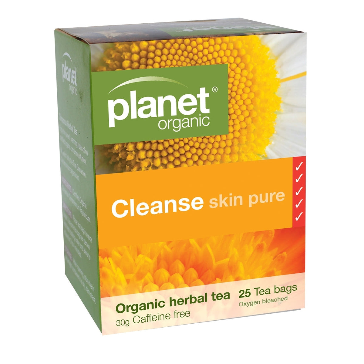 Planet Organic Cleanse Skin Pure Herbal Tea 25tb