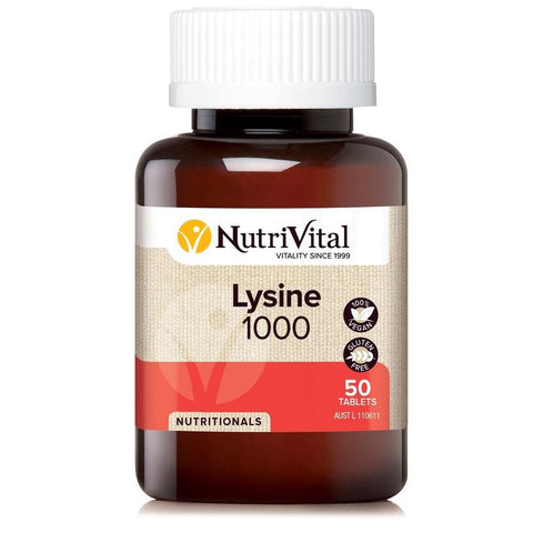 NutriVital Lysine 1000 50 tablets