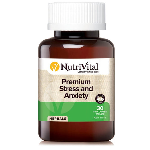 NutriVital Premium Stress & Anxiety Tablets 30 tablets