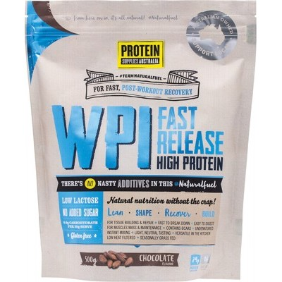 Protein Supplies Australia Whey Protein Isolate WPI Chocolate 500g
