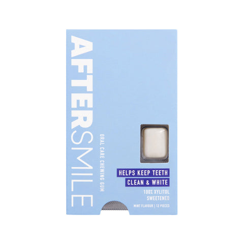 Aftersmile Xylitol Whitening Oral Care Chewing Gum (12 pieces)