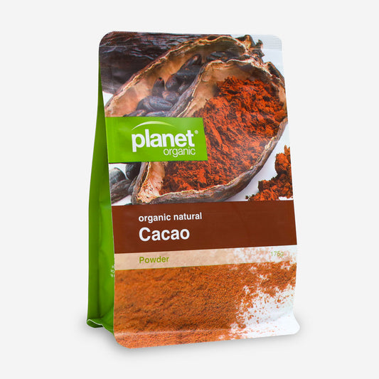 Planet Organic Cacao Powder 175g - Certified Organic