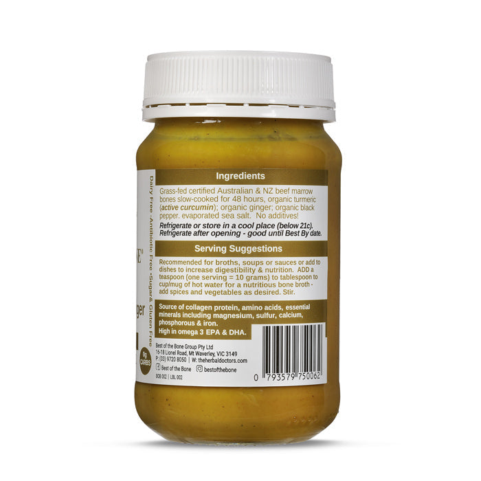 Best Of The Bone Broth Turmeric, Ginger & Black Pepper 390g