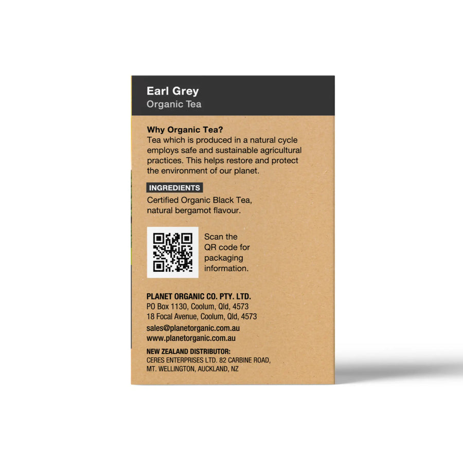 Planet Organic Earl Grey 25tb