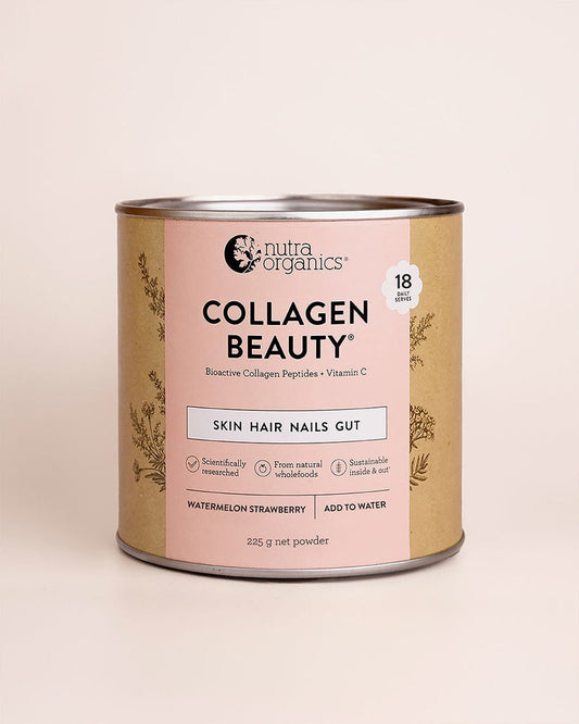 Nutra Organics Collagen Beauty Watermelon Strawberry 225G