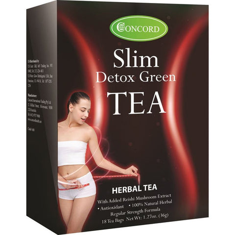 CONCORD Slim Detox Green Tea 18 Tea bags