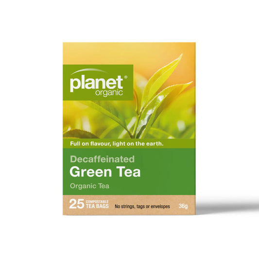 Planet Organic Decaf Green Tea 25tb