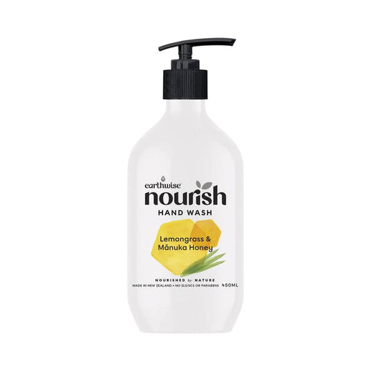 Earthwise Nourish Hand Wash Lemongrass 450ml