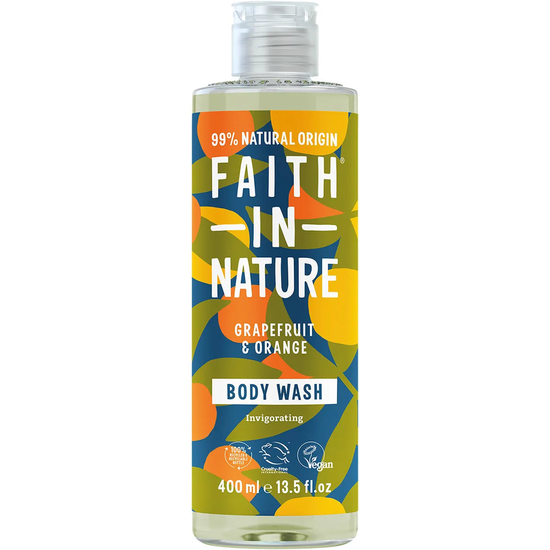 Faith In Nature Body Wash Grapefruit/Orange 400ml