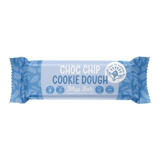 Food to Nourish Bliss Bar Choc Chip Cookie Dough 40g