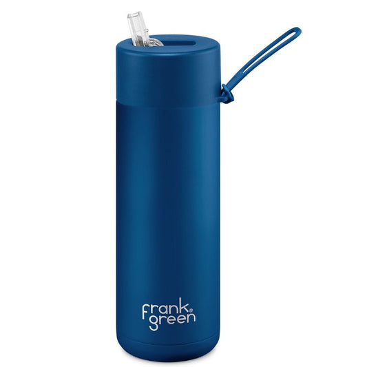 Frank Green 20oz Ceramic Reusable Bottle -Deep Ocean  (595ml)