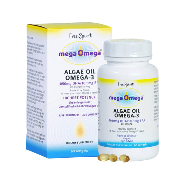 Free Spirit Mega Omega-3 Algae Oil 60c