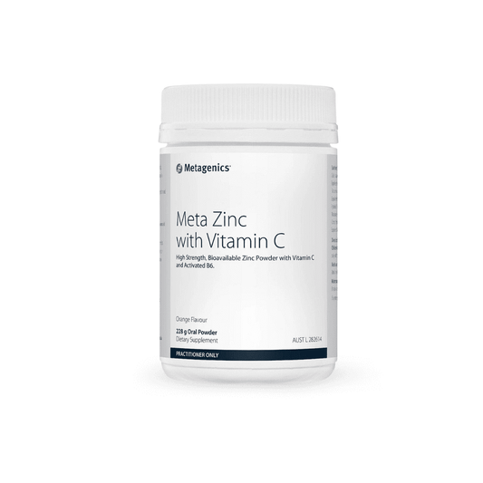 Metagenics Meta Zinc with Vitamin C Orange Flavour 228g Oral Powder