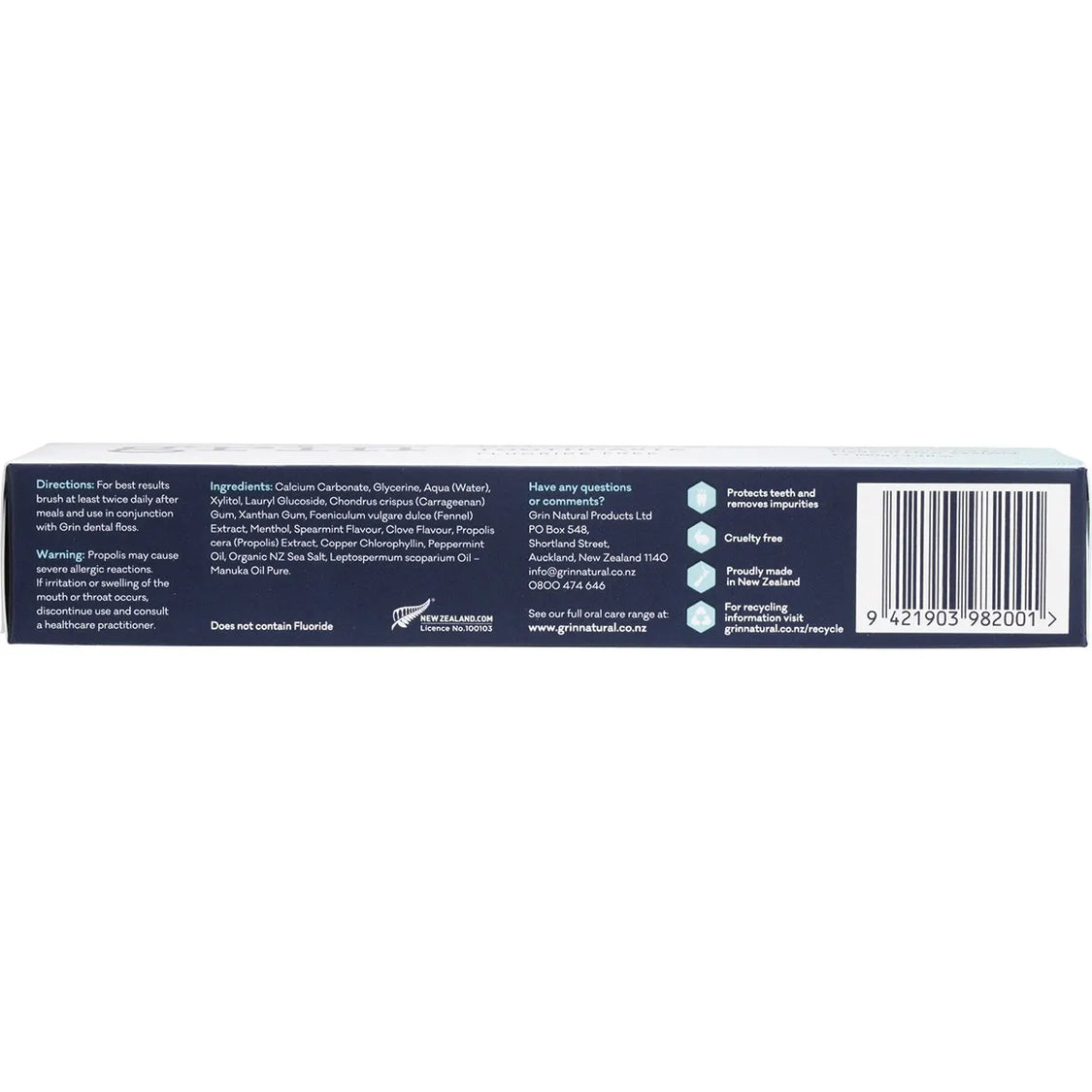 GRIN Freshening Toothpaste 100g