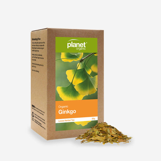 Planet Organic Ginkgo Loose Leaf Tea 50g