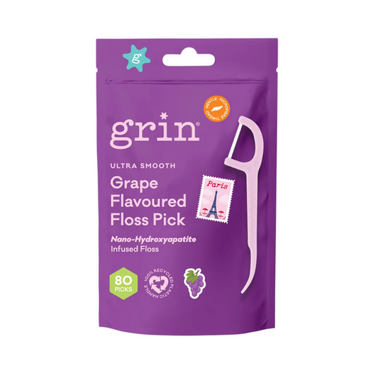GRIN Flossers Grape 80pk