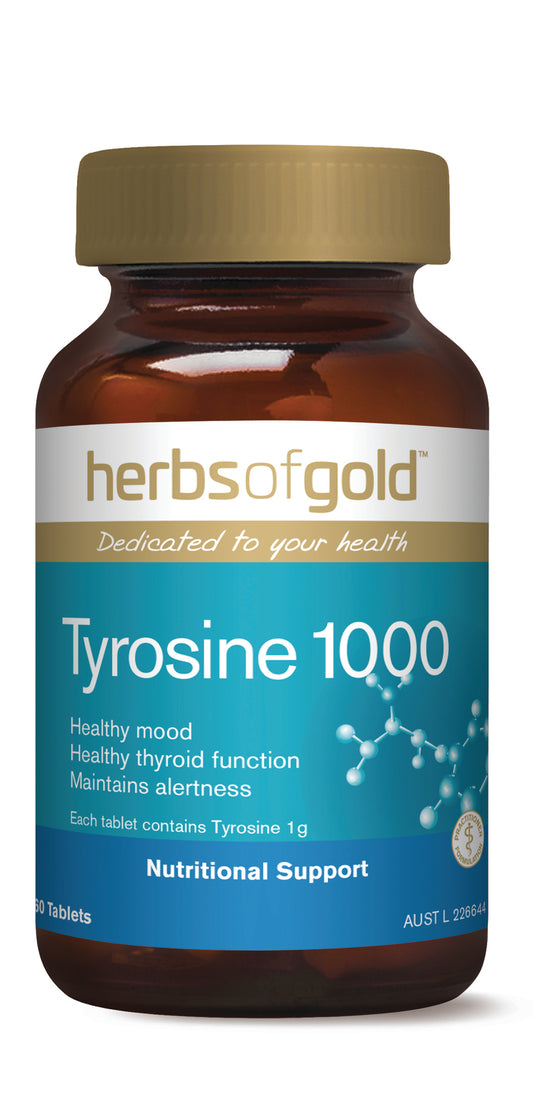 Herbs of Gold Tyrosine 1000 60t