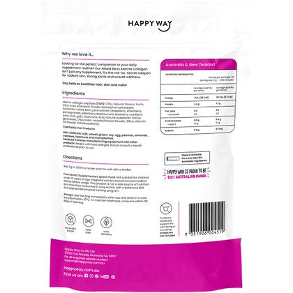 Happy Way Collagen Vitamin D Berry 250g