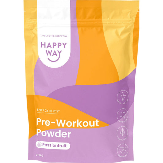 Happy Way Pre-Workout P/fruit 250g