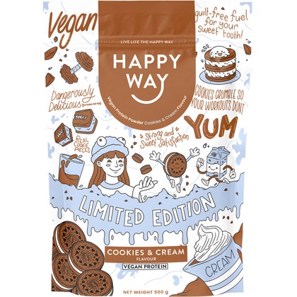 Happy Way Veg Protein Cookie 500g