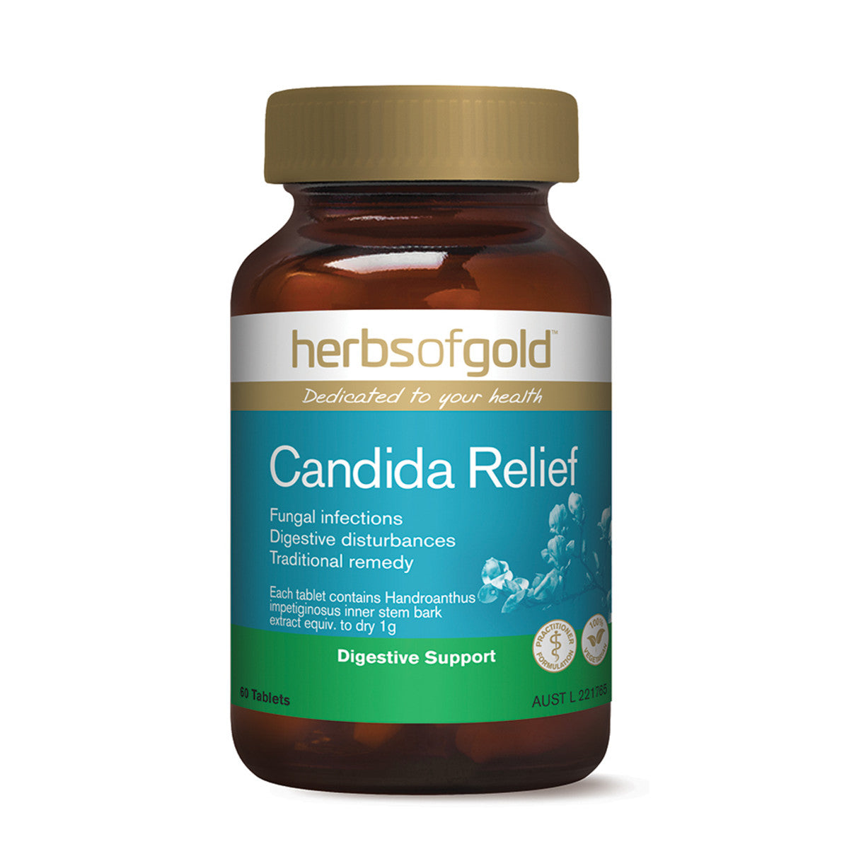 Herbs of Gold- Candida Relief 60T