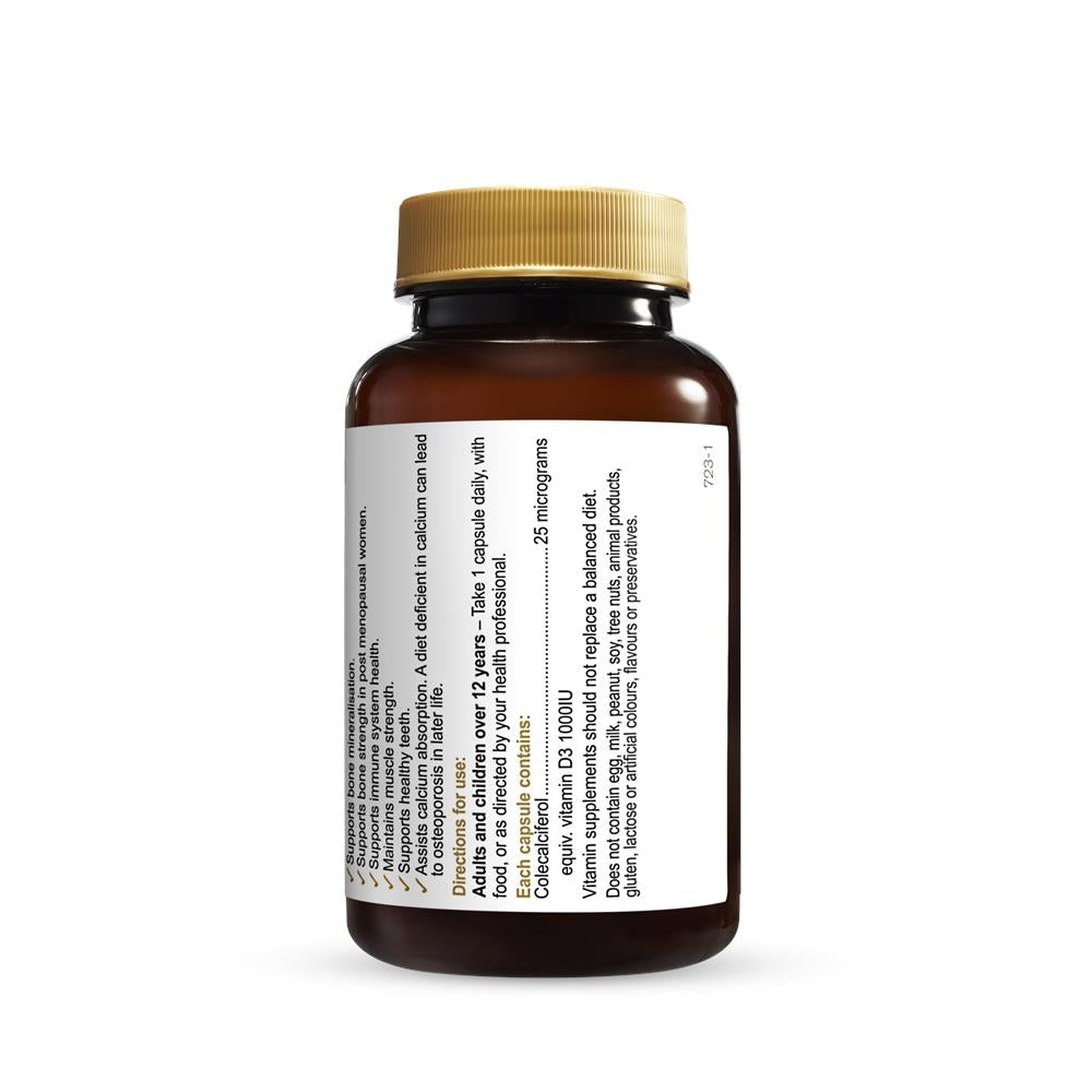 Herbs of Gold Vegan Vitamin D3 1000 240c