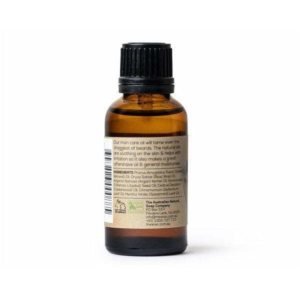 The Australian Natural Soap Company Man Care Beard & Shave Oil - 25ml