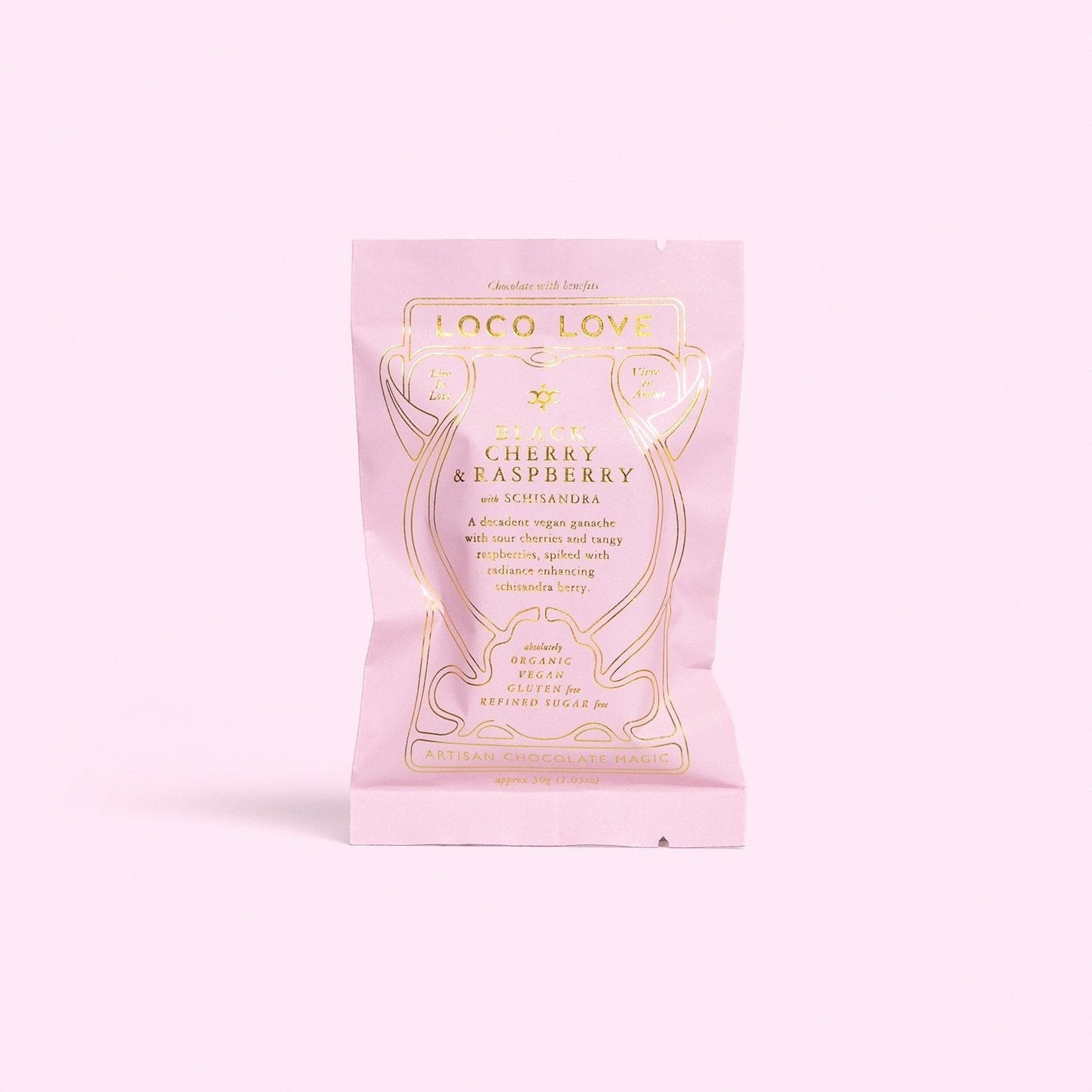 LOCO LOVE CHERRY & RASP GANACHE 35g