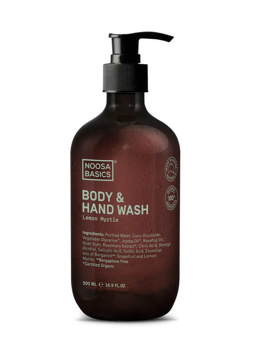 Noosa Basics Hand & Body Wash -  Lemon Myrtle 500ml