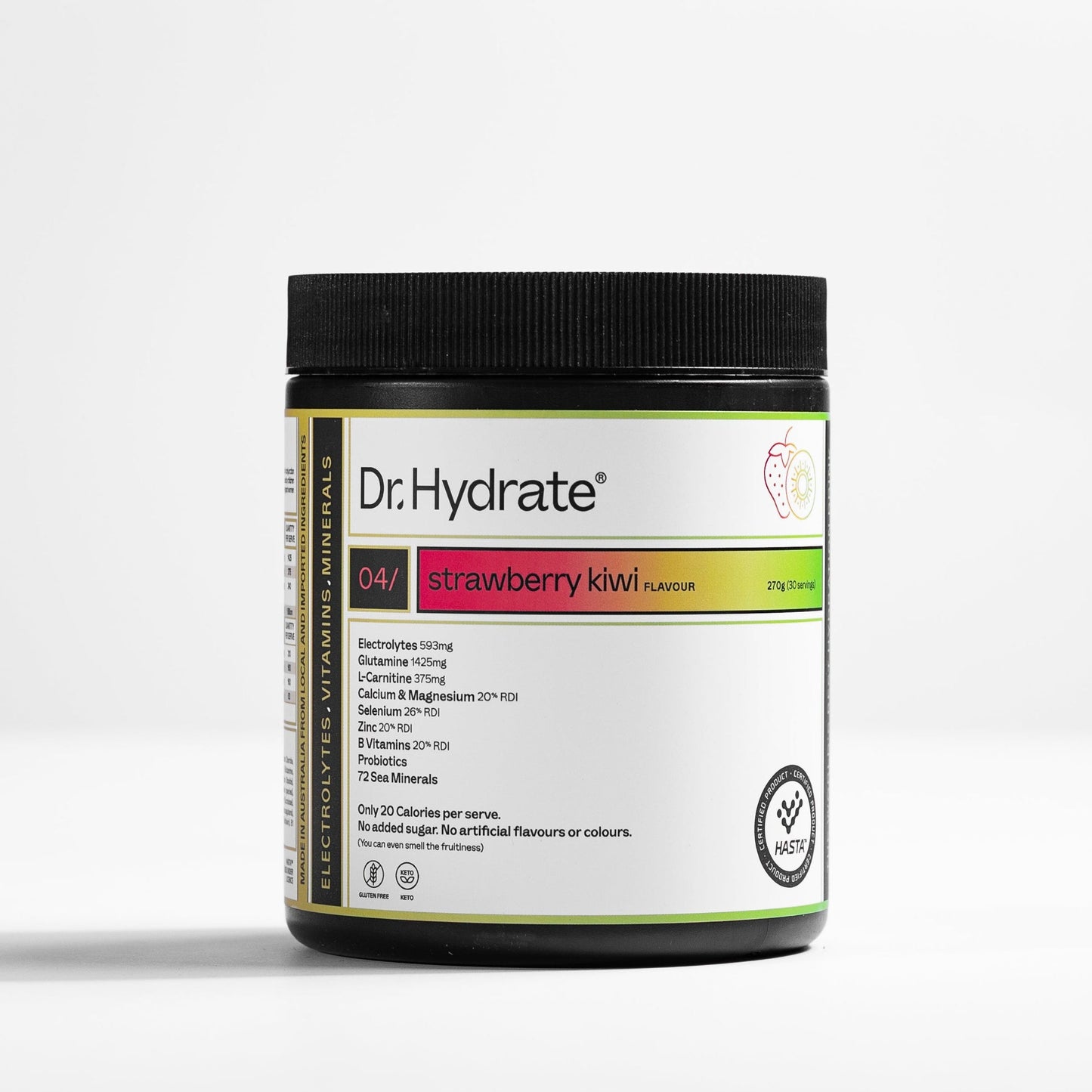 Dr Hydrate Strawberry Strawberry Kiwi 270g