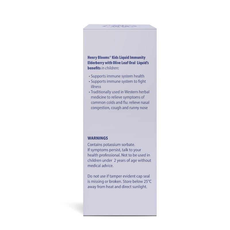Henry Blooms Kids Immunity 100ml