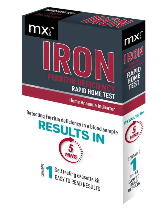 MX Health Ferritin Rapid Test Cassette 1pk