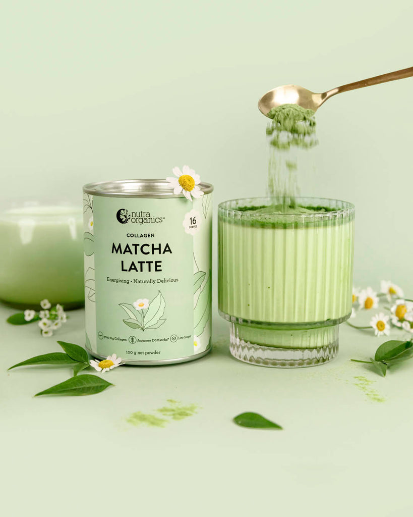 Nutra Organics Matcha Collagen Latte 100g