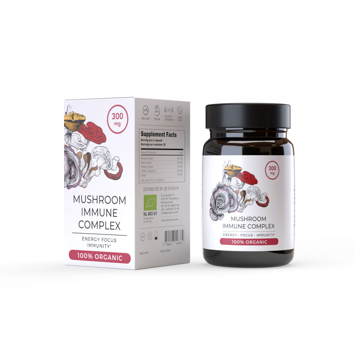 Endoca Mushroom Immune Complex 30 caps