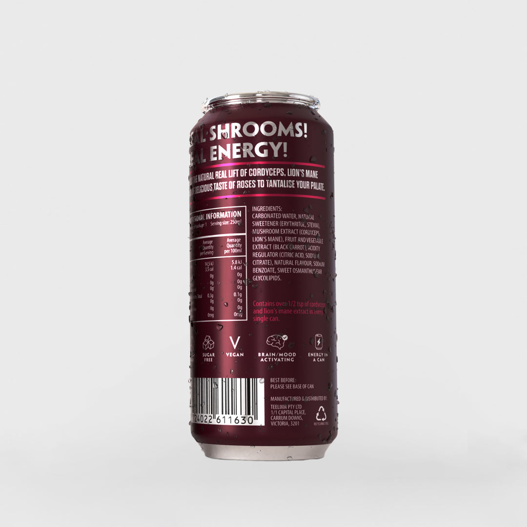 Teelixir Sparkling Mushroom Elixir Rose 250ml