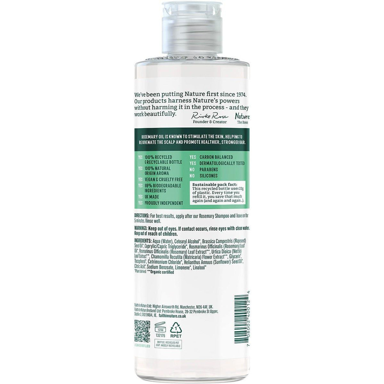 Faith in Natre Conditioner Stimulating Rosemary 400ml