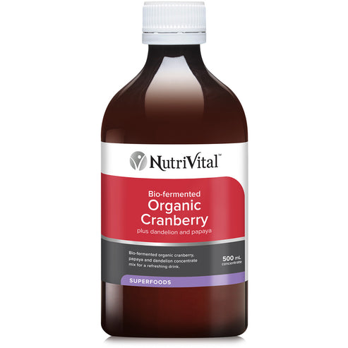 NutriVital Bio-Fermented Organic Cranberry Liquid 500ml