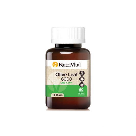NutriVital Olive Leaf 6000 One-A-Day 60c