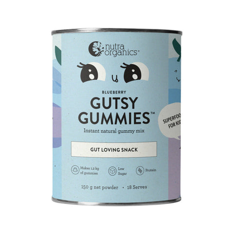 NutraOrganics Gutsy Gummies Blueberry 150g