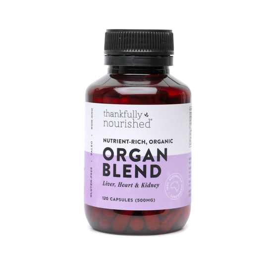 Thankfully Nourished Organic Organ Blend 120c