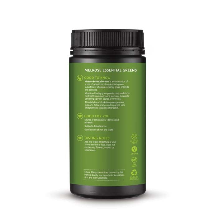 Melrose Organic Essential Greens Powder 120g