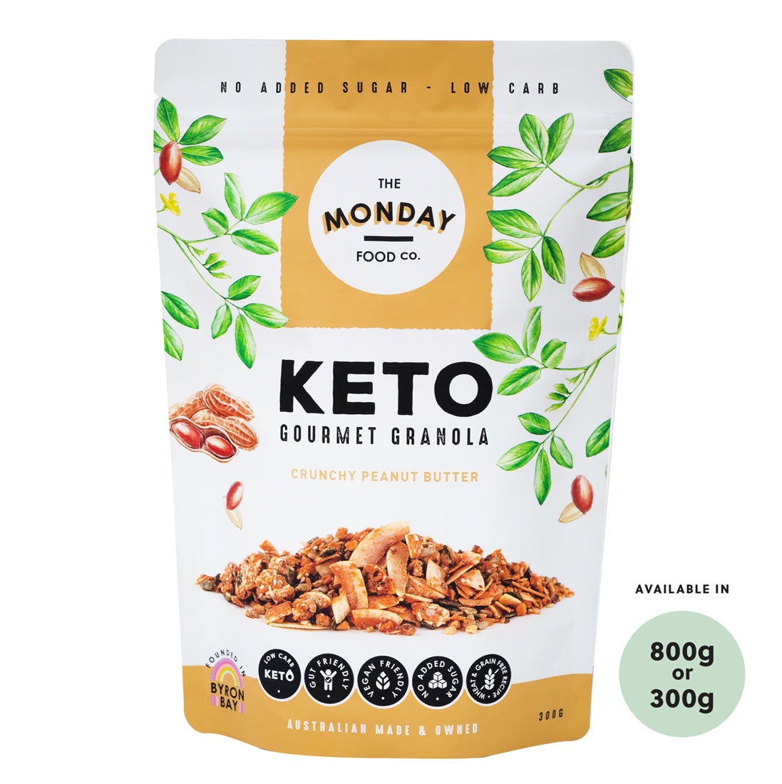 The Monday Food Co Crunchy Peanut KETO Granola 300g