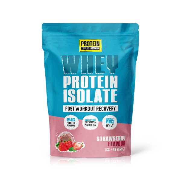 Protein Supplies Australia WPI Strawberry 1kg