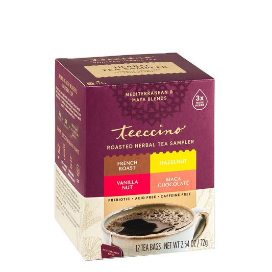 Teeccino Herbal Tea Sampler 12tb